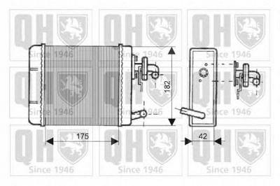QUINTON HAZELL qhr2061 -  Теплообменник, отопление салона